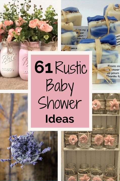 Planning a Rustic Baby Shower? Need some inspiration? These 61 creative ideas are just what you need to plan the Rustic Baby Shower of your dreams! rustic baby shower, baby shower, rustic baby shower decor, rustic baby shower food, rustic baby shower ideas Barn Themed Baby Shower Ideas, Rustic Baby Shower Ideas For Girls Decor, Baby Shower Baby Photos Of Parents, Country Chic Baby Shower Ideas, Rustic Baby Girl Shower Ideas, Cowgirl Baby Shower Centerpieces, Rustic Baby Shower Ideas Girl, Country Baby Shower Ideas Girl, Country Baby Shower Theme