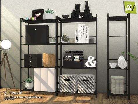 Sims 4 Cc Furniture Living Rooms, Resource Furniture, Die Sims 4, The Sims 4 Pc, Cc Furniture, Sims 4 Bedroom, Sims 4 Clutter, Office Materials, The Sims 4 Packs