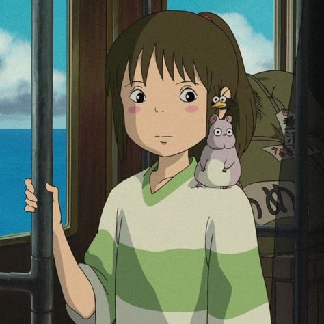 Chihiro Y Haku, Personajes Studio Ghibli, Studio Ghibli Background, Studio Ghibli Characters, Ghibli Artwork, Profil Anime, Gif Lucu, Studio Ghibli Movies, Studio Ghibli Art