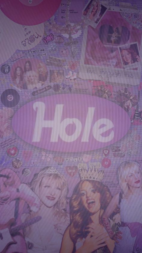 Hole #hole #courtneylove #love #band #grunge #artrock #punkrock #guitar #drums #rockstar #icon #dollparts #livethroughthis #kurtcobain #pink #purple #aesthetic #foryou #fyp #shuffles #remix Hole Band Aesthetic, Band Aesthetic Wallpaper, Pink Purple Aesthetic, Hole Wallpaper, Hole Band, Band Aesthetic, Love Band, Purple Aesthetic, Pink Purple