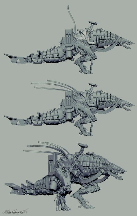 ArtStation - Hoirzon Zero Dawn - ThunderJaw Dump Video Game Crafts, Cyborgs Art, Horizon Zero Dawn, Pacific Rim, Robots Concept, Robot Concept Art, Weird Creatures, Concept Art, Instagram