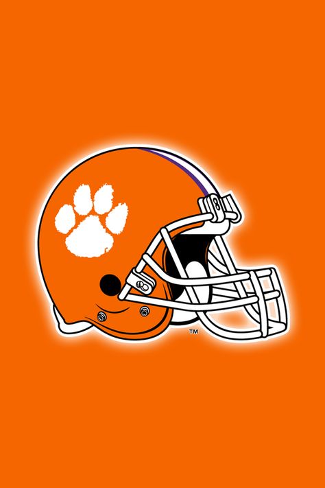 Get a Set of 24 Officially NCAA Licensed Clemson Tigers iPhone Wallpapers sized precisely for any model of iPhone with your Team’s Exact Digital Logos and Team Colors http://2thumbzmac.com/teamPagesWallpapers2Z/Clemson_Tigersz.htm Clemson Wallpaper, Clemson Art, Iphone Wallpaper Size, Clemson Tigers Football, Save The Tiger, Clemson Football, Helmet Logo, Tiger Football, College Football Playoff