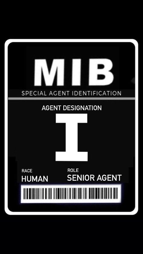 Mib Id Card Template Printable, Men In Black Id Card Template, Men In Black Badge Template, Mib Badge Template, Men In Black Badge, Mib Id Card, Mib Badge, Mib Costume Women, Men In Black Costume For Women