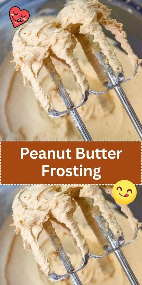 Cake | Reffors Peanut Butter Frosting Easy, Dip For Fruit, Custard Pastry, Peanut Butter Icing, Quick Cookies, Creamy Frosting, Cream Custard, Cake Frosting Recipe, Butter Icing