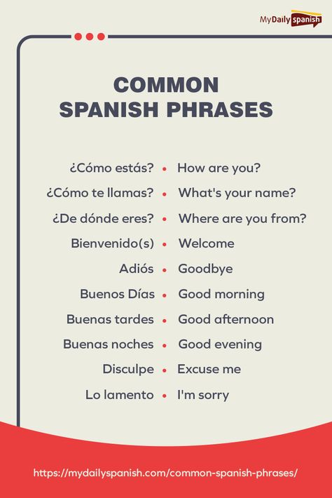 Here are some of the most useful and common Spanish phrases that you could start using today! Check out the article + get a free PDF! #SpanishVocabulary Spain Language Learn Spanish, Spanish Learning Tips, Spain Vocabulary, Spanish Study Notes, Common Spanish Phrases, Beginner Spanish Lessons, Useful Spanish Phrases, Spanish Words For Beginners, Spanish Sentences