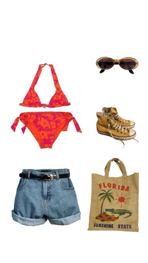 Obx Dr, Holiday Outfits Summer, Summer Grunge, Beachy Outfits, Mood Clothes, Model Outfit, Swimsuits Outfits, Outfit Layout, Outfit Collage