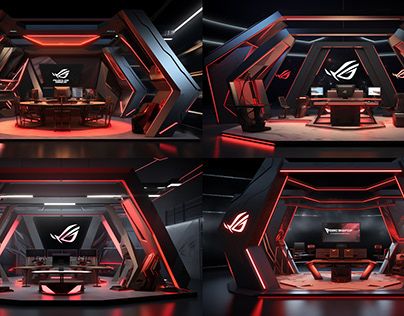 Game Booth, Exhibition Stand Design, Exhibition Booth Design, Exhibition Booth, Asus Rog, Exhibition Stand, Stand Design, Booth Design, Creative Direction