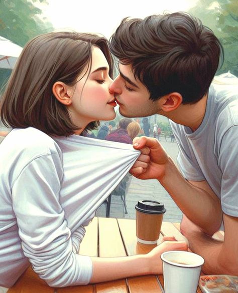 Couple Morning Hug, Cartoon Kissing Couples, Love Cartoon Couple Relationships, Good Morning Kisses Couple, Love Hugs And Kisses Couple, Hugs And Kisses Couples Romantic, Romantic Cartoon Images, Friend Support, Romantic Hug