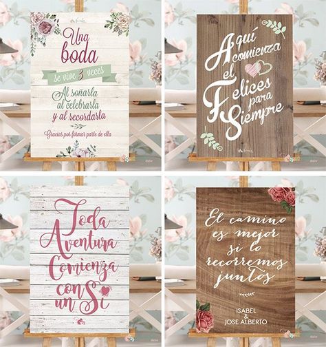 Ideas de frases para decorar tu boda con carteles Manualidades Para Boda Ideas, Ideas Para Boda, Ideas Para Decorar Bodas, Wedding Phrases, Bridal Hair Down, Mexican Wedding Dress, Rustic Elegant Wedding, Mexican Wedding, Wedding Quotes