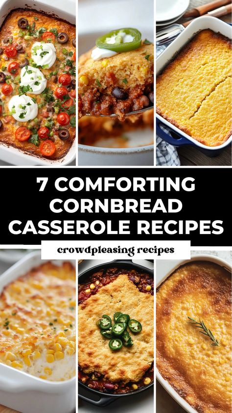 Image for 7 Comforting Cornbread Casserole Recipes Easy Cornbread Casserole, Cornbread Casserole Recipes, Easy Cornbread, Cornbread Casserole Recipe, Yummy Casserole Recipes, Cornbread Easy, Pickled Jalapeño, Cornbread Casserole, Picky Eaters