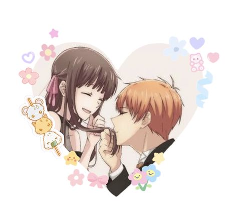 Rin Fruit Basket Pfp, Fruits Basket Manga Panels Kyo And Tohru, Kyo And Tohru Manga, Kyo And Tohru Wallpapers, Fruits Basket Tohru And Kyo, Tohru Pfp, Kyo And Tohru Fanart, Tohru And Yuki, Tohru X Kyo