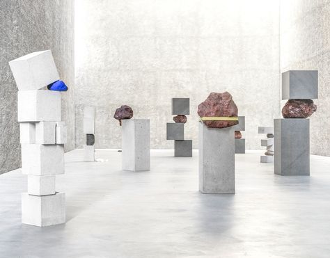 Stone Exhibition, Hennessy Paradis, Brand Extension, Material Display, Museum Interior, Sculpture Exhibition, Art Gallery Interior, Exhibition Booth Design, Exhibition Display