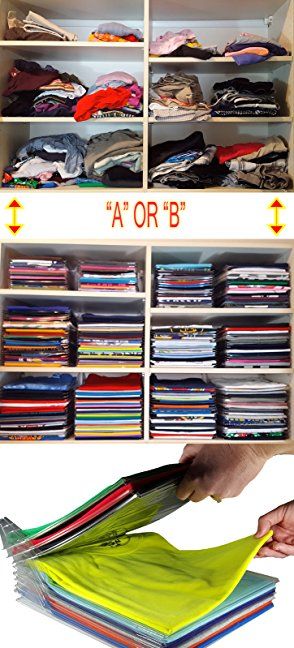 www.amazon.com Clothes-Organizer-EZSTAX-Organization-Clothing dp B015ZWFKS4 ref=sr_1_9?ie=UTF8&qid=1504445694&sr=8-9&keywords=closet+organization+system Organization Packing, Closet Organization System, Organiser Son Dressing, Dorm Closet, Messy Clothes, Organizar Closet, Organization Closet, Clothes Closet Organization, Closet Organizing Systems