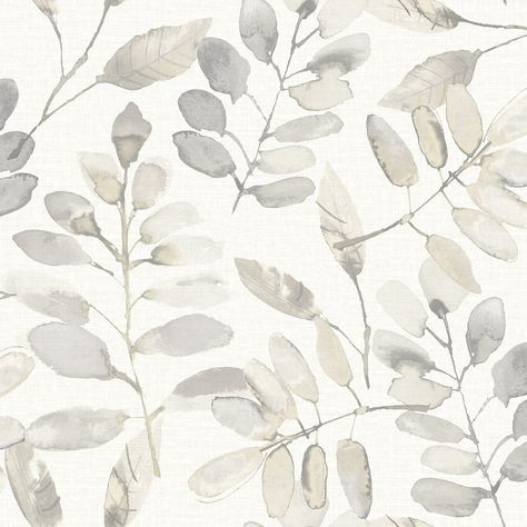 Arrives by Tue, Feb 6 Buy Chesapeake Pinnate Taupe Leaves Wallpaper at Walmart.com Blend Wallpaper, Linen Background, Toile Wallpaper, Smooth Wallpaper, Stunning Nature, Leaves Wallpaper, Natural Element, Contemporary Wallpaper, Botanical Wallpaper