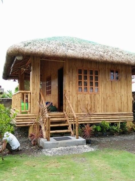 eco park bamboo huts design - Yahoo Image Search Results Nipa Hut Design Modern, Bamboo House Design Small Spaces, Bamboo Hut Design, Bamboo Huts Ideas, Hut House Design, Hut Design Ideas, House Made Of Bamboo, Bamboo Farmhouse, Philippines Houses