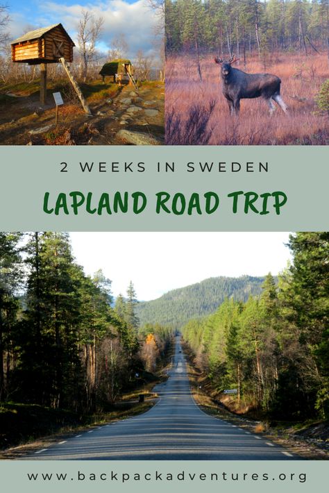 Lapland Itinerary, Sweden Itinerary, North Sweden, 2 Week Road Trip, Swedish Lapland, Northern Sweden, Sweden Travel, Adventure Backpack, Scandinavia Travel