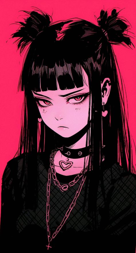 Goth Anime Characters, Goth Anime, Anime Goth, Anime Show, Most Paused Movie Scenes, Wallpapers Desktop, Cool Wallpapers, Gothic Anime, Wow Art