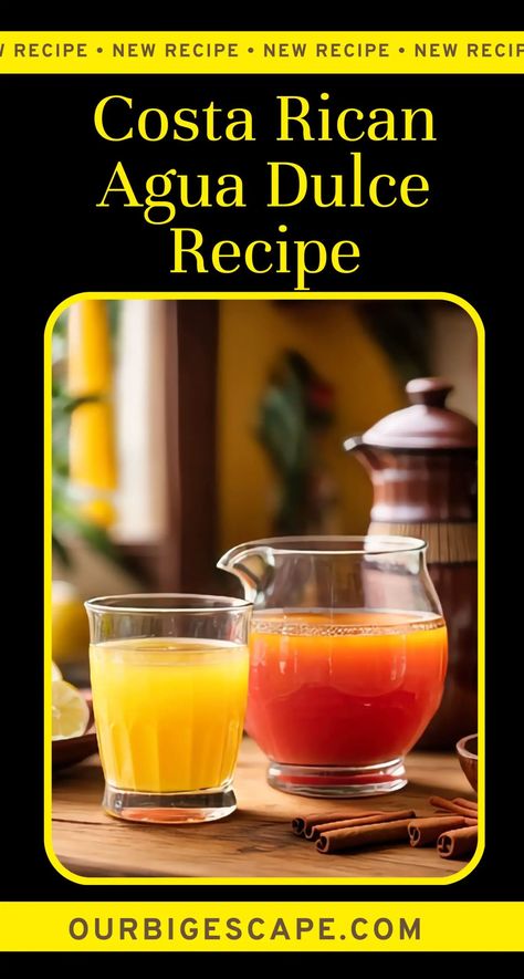 Costa Rican Agua Dulce Costa Rican Recipes, Costa Rica Food, Chinese Lemon Chicken, Costa Rican Food, Sugarcane Juice, Chopped Pineapple, Pineapple Water, Sweet Water, Canned Fruit