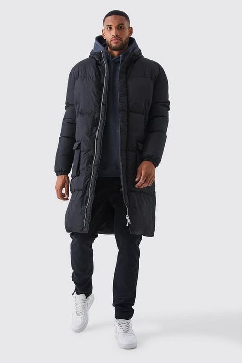 Puffer Jacket Oversized, Plus Size Joggers, Gym Jacket, Borg Jacket, Going Out Trousers, Hooded Puffer Jacket, Tall Hoodies, Cargo Shirts, Mens Winter Coat