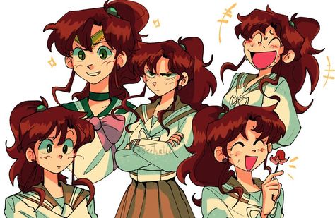 Makoto Kino, Arte Sailor Moon, Sailor Moon Fan Art, Sailor Moon Aesthetic, Sailor Moon Character, Sailor Moon Art, Sailor Jupiter, Sailor Venus, Pretty Guardian Sailor Moon