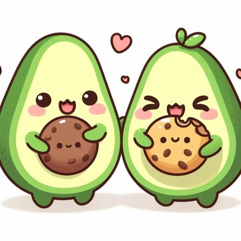 Avocado Couple, Couple Eating, After Effects Intro Templates, Animal Images, Cute Avocado, Tattoo Trends, Top Secret, Elegant Hairstyles, Cute Doodles