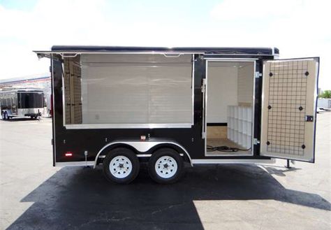 Enclosed Trailer Food Truck, Mobile Fashion Truck, Enclosed Cargo Trailers, Bbq Smoker Trailer, Mobile Store, Mobile Workshop, Cargo Trailer Conversion, Fashion Truck, Enclosed Trailers