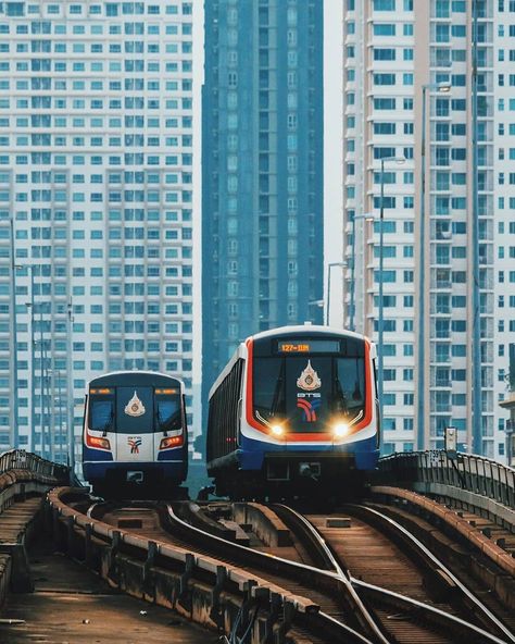 Bangkok | Features on Instagram: “📷Credit:👉🏼 @nut.1705 👈🏼 The Bangkok Mass Transit System, commonly known as the BTS or the Skytrain. The system consists of 48 stations…” Bangkok Instagram, Bangkok City, Bangkok, Thailand, Train, Bts, Collage, On Instagram, Pins