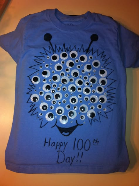 100th day of school shirt! School Shirt Ideas, 100th Day Of School Shirts, 100 Days Of School Project Kindergartens, 100 Day Shirt Ideas, 100days Of School Shirt, 100 Días De Clases, 100th Day Of School Crafts, 100 Day Of School Project, 100 Days Of School Shirt