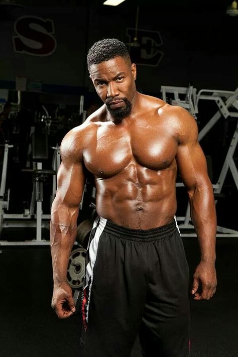 Michael Jai White Michael Jai White Workout, Michael Jai White, Dumbbell Shoulder Press, Air Squats, Wednesday Workout, Black Actors, Black Hollywood, White Tattoo, Transformation Body