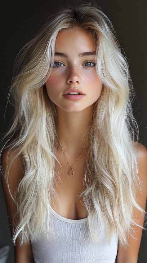 🔮 Glamorous Balayage Platinum Blonde Hair Color Ideas Fresh New Look Light Platinum Blonde Hair, Nordic Blonde Hair, Balayage Platinum Blonde, Balayage Platinum, Artificial Inteligent, Hair Color Platinum, Nordic Blonde, Platinum Blonde Hair Color Ideas, Blonde Female