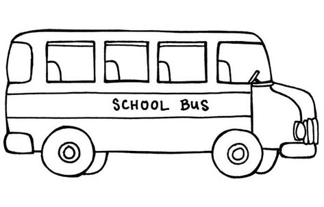 Bus Sekolah, School Bus Drawing, Bus Drawing, Wallpaper Iphone Lucu, Preschool Coloring Pages, Bus Line, Truck Coloring Pages, Coloring Pages To Print, Learning Colors