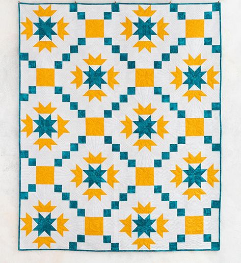 Thistle Collage Quilt Thistle Quilt Block, Thistle Quilt, Patterns For Quilting, Midnight Quilt Show, Quilt Free Pattern, Angela Walters, Simple Quilts, Christmas Quilt Blocks, Modern Quilting Designs