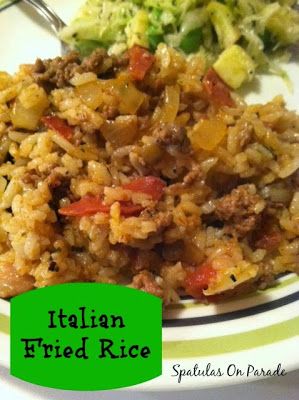 Italian Fried Rice, Italian Fries, Use Your Words, Quick Dishes, Spatulas, Rice Dishes, Couscous, Fried Rice, Quinoa