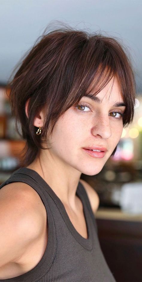 Long Fine Hair, 90s Haircuts, Brunette Pixie, Short Choppy Haircuts, Easy Care Hairstyles, Choppy Haircuts, Short Hairstyles Fine, Corte Pixie, Bob Hairstyles For Fine Hair