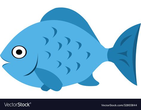 Blue Colour Pictures, Cartoon Movie Name, Fish Vector Illustration, Fish Images Pictures, Worksheet Hijaiyah, Fish Cartoon Images, Fish Images, Fish Cartoon, Camper Ornament