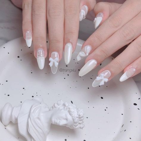 Asian Nails, Hello Nails, Blush Nails, Classy Acrylic Nails, Really Cute Nails, Pretty Gel Nails, Soft Nails, Kawaii Nails, Bridal Nails