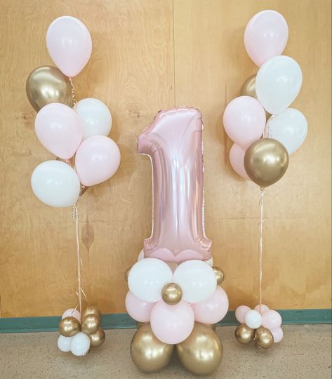 Simple Balloon Arrangement, Balloon Arrangement, Balloon Arrangements, Table Arrangements, Balloons