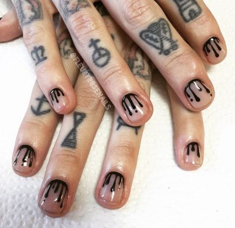 Masc Nails, Graffiti Nails, Minimal Nails Art, Mens Nails, Beauty Hacks Nails, Summer Club, Hippie Nails, Punk Nails, Hard Nails