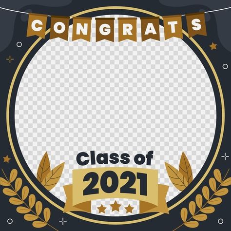 Organic flat class of 2021 frame template Premium Vector Class Officers, Kindergarten Graduation, Graduation Ideas, Party Poster, Frame Template, School Graduation, Graduate School, Strong Women, Premium Vector