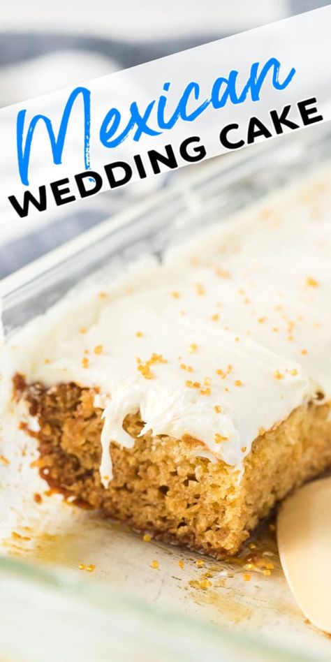 Mexican Wedding Cake Recipe, Tea Cake Cookie Recipe, Pineapple Cream Cheese Frosting, Russian Tea Cakes Cookies, Mexican Wedding Cake Cookies, Pineapple Cream Cheese, Mexican Wedding Cake, Mexican Cake, Tea Cake Cookies