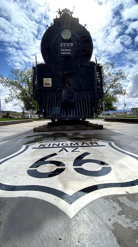 Route 66 Map, Kingman Arizona, Historic Route 66, Train Depot, Roadside Attractions, Old Signs, The Visitors, Route 66, Main Street