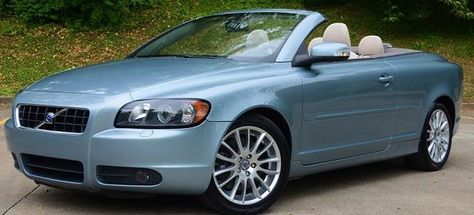 Peach's Volvo C70 convertible sportscar. Volvo C90, Volvo Convertible, Volvo C70 T5, Hummer Cars, Volvo C70, Vintage Automobiles, Volvo Cars, Audi A8, Mecum Auction