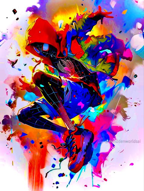 Amazing Spider Man Wallpaper, Spider Man Wallpaper, Genos Wallpaper, Miles Spiderman, Image Spiderman, Miles Morales Spiderman, Dragon Ball Painting, Spiderman Artwork, Spider Art