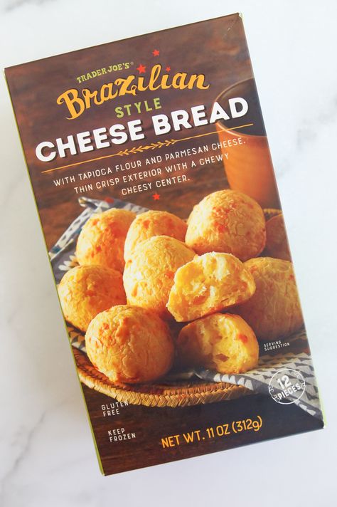 Sweet on Trader Joe's: Brazilian Style Cheese Bread | Bake at 350° Trader Joes Frozen Food, Sweet Potato Crackers, Best Trader Joes Products, Speculoos Cookie Butter, Frozen Pasta, Trader Joe's Products, Brazilian Style, Cheesy Bread, Irish Soda Bread