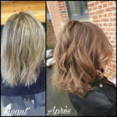 Vous souhaitez foncer vos cheveux trop blonds sans abuser? Le blond cacao est pour vous ! Blond Cacao, Hombre Hair, Caramel Brown Hair Color, Caramel Brown Hair, Business Nails, Brown Hair Inspo, Brown Hair Colors, Great Hair, Ombre Hair