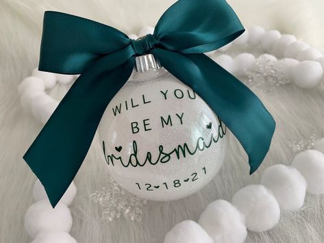 This Bridesmaid Home Decor item by Bounita has 113 favorites from Etsy shoppers. Ships from Brookfield, IL. Listed on Feb 3, 2023 Bridesmaid Ornament, December Bride, Wedding December, Bridesmaid Gifts From Bride, Bridesmaid Proposal Diy, Farmhouse Ornaments, Wedding Themes Winter, Winter Wedding Colors, Engagement Gifts For Couples