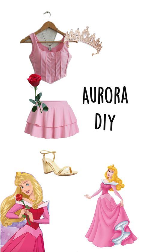 Fantasia Diy, World Book Day Costumes, Disney Themed Outfits, Book Day Costumes, Themed Outfits, Disney Style, Sleeping Beauty, Aurora, Halloween Costumes