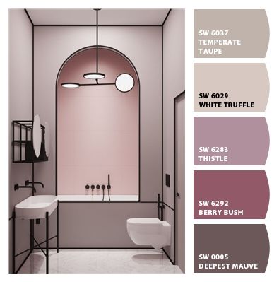 Paint colors from ColorSnap by Sherwin-Williams Mauve Bathroom, Taupe Paint Colors, Taupe Paint, Sherwin Williams Colors, Sherwin Williams Paint Colors, Color Palette Design, Paint Colors For Home, Room Paint, Bedroom Colors