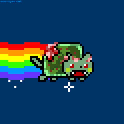 tumblr_mb8ih5l1F61qb9bjho4_500.gif (500×500) Nyan Cat, Zombie, We Heart It, Gif, Computer, Rainbow