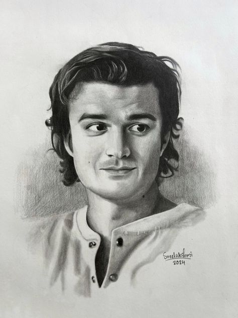 Steve Harrington, Pencil Drawing, Pencil Drawings, Pencil, Drawings, Pins